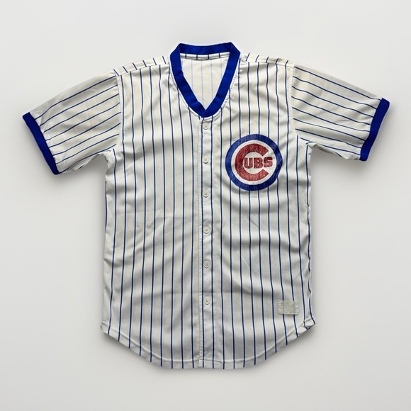 Rawlings Other - Vintage Rawlings Chicago Cubs Pinstripe Jersey Large MLB Baseball USA Made 90s